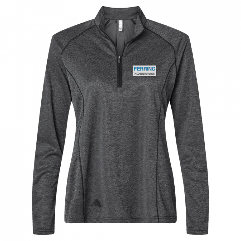 Adidas Women's Space Dyed Quarter-Zip Pullover