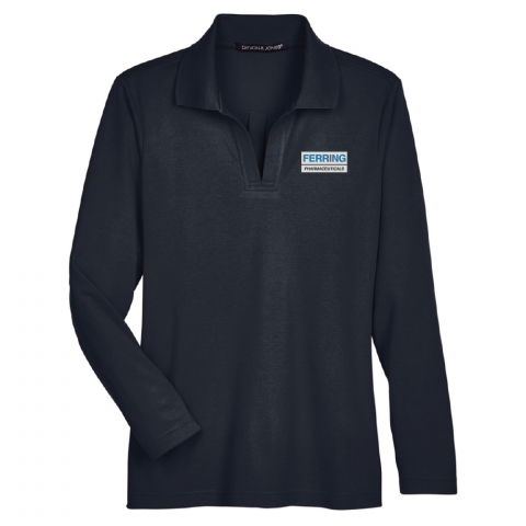 Devon & Jones Women's Performance® Plaited Long Sleeve Polo