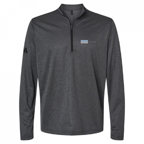 Adidas Men's Space Dyed Quarter-Zip Pullover Uro