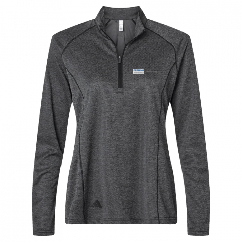 Adidas Women's Space Dyed Quarter-Zip Pullover Uro