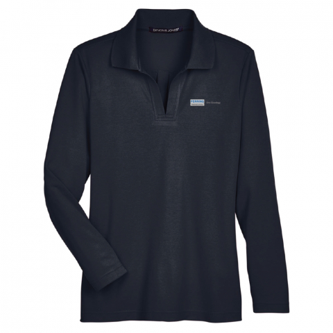 Devon & Jones Women's Performance® Plaited Long Sleeve Polo Uro