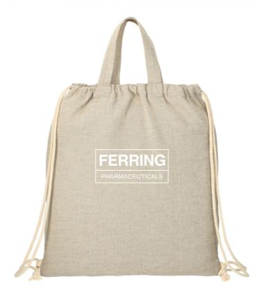 Recycled 5oz Cotton Drawstring Bag