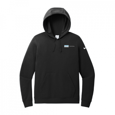 Nike Women's Club Fleece Sleeve Swoosh Pullover Hoodie